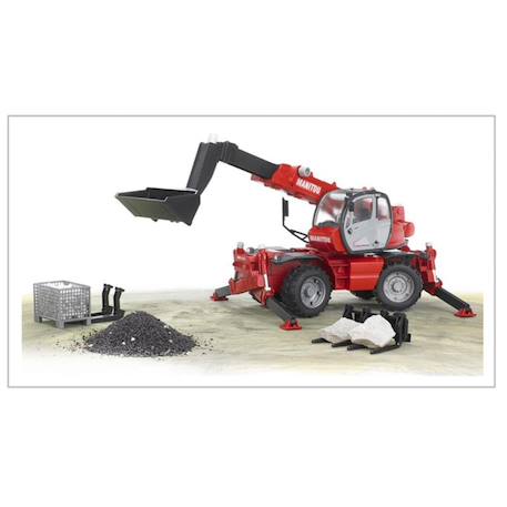 Chariot télescopique manitou mrt 2150 privilège Rouge 4 - vertbaudet enfant 
