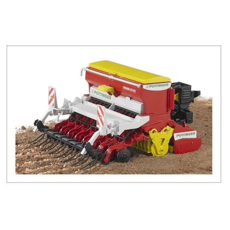Semeuse à herse rotative vitasem 302add de pöttinger Rouge 5 - vertbaudet enfant 