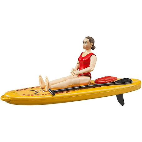 Maître-nageur bworld avec stand up paddle Jaune et rouge 5 - vertbaudet enfant 