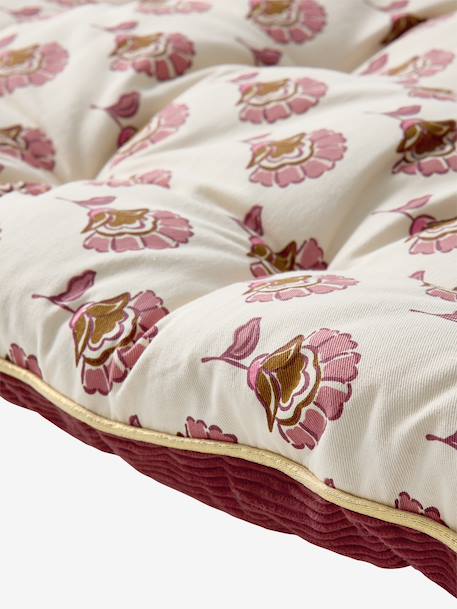 Matelas de sol bi-matière fleurs/velours Arizona rose 7 - vertbaudet enfant 