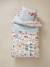 Parure housse de couette + taie d'oreiller enfant AUTO-CITY beige imprimé 2 - vertbaudet enfant 