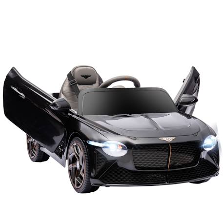 Voiture électrique enfant bentley bacalar 2 moteurs 2 x 25 w télécommande effets sonores et lumineux Blanc+Noir 7 - vertbaudet enfant 