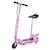 Trottinette électrique enfant pliable 120w 10 km/h max. Hauteur guidon et selle réglable Rose 1 - vertbaudet enfant 