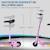 Trottinette électrique enfant pliable 120w 10 km/h max. Hauteur guidon et selle réglable Rose 5 - vertbaudet enfant 
