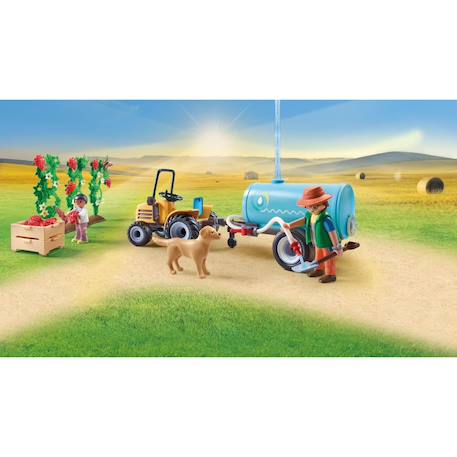 Fermier avec tracteur et citerne - country 71442 Multicolore 5 - vertbaudet enfant 