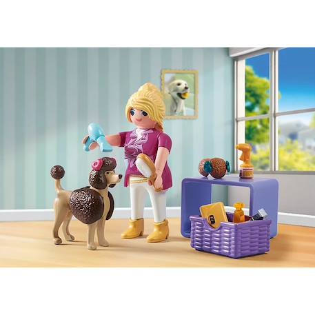My life toiletteuse avec caniche et nombreux accessoires 71747 Multicolore 3 - vertbaudet enfant 
