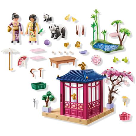Specials jardin asiatique avec deux personnages et pandas 71762 Multicolor 5 - vertbaudet enfant 
