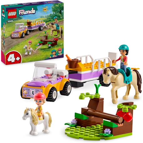 La remorque du cheval et du poney 42634 Multicolore 1 - vertbaudet enfant 