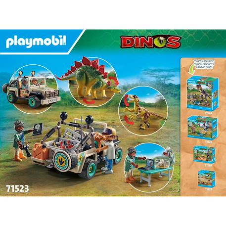 Dinos campement des explorateurs avec dinosaures 71523 Multicolore 5 - vertbaudet enfant 