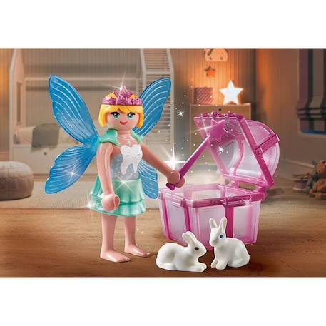 Special plus fée avec coffre à dents de lait et deux lapins 71758 Multicolore 4 - vertbaudet enfant 