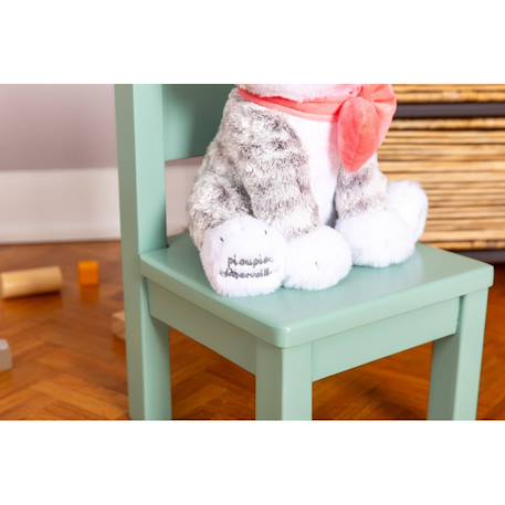 Veilleuse moustache - mon chaton lumineux et musical - 28cm Gris et blanc 6 - vertbaudet enfant 
