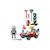 Pompier avec quad et deux arbustes enflammés 71825 Multicolore 3 - vertbaudet enfant 