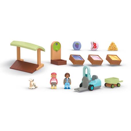 Junior etal de fruits et légumes bio 71691 Multicolore 2 - vertbaudet enfant 