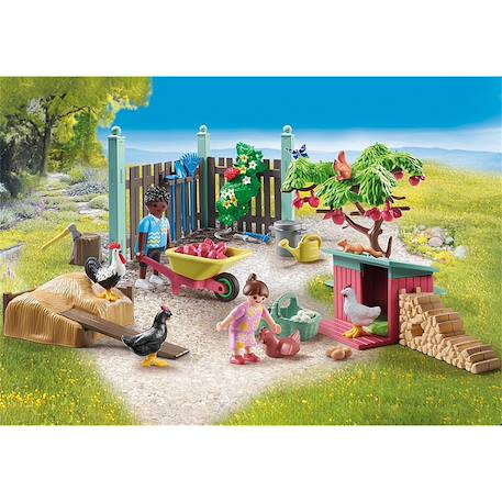 Poulailler et jardin 71510 Multicolore 3 - vertbaudet enfant 