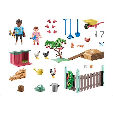 Poulailler et jardin 71510 Multicolore 4 - vertbaudet enfant 