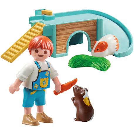 My life enfant avec 2 cochons d'inde et aire de jeux 71746 Multicolore 4 - vertbaudet enfant 