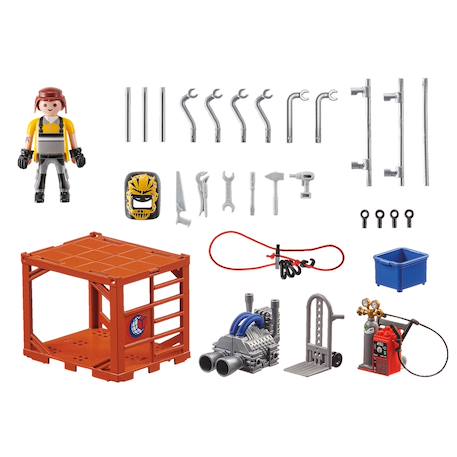 City action ouvrier et conteneur 70774 Multicolore 3 - vertbaudet enfant 