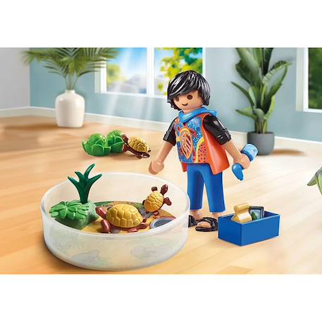 My life garçon avec famille de tortues dans un terrarium 71748 Multicolore 3 - vertbaudet enfant 