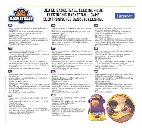 Jeu de basketball électronique avec effets lumineux et sonores Violet 6 - vertbaudet enfant 