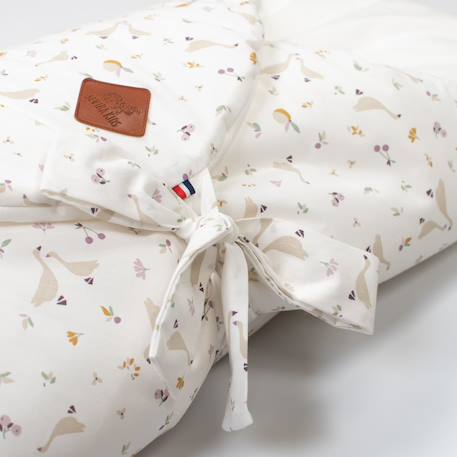 Couverture d'emmaillotage évolutive en coton sidonia Sidonia, beige, écru, blanc 4 - vertbaudet enfant 