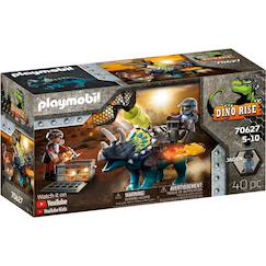 Jouet-Jeux d'imagination-Dino rise triceratops et soldats 70627