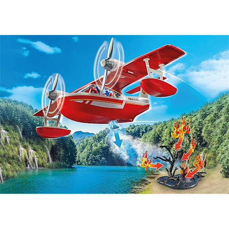Hydravion avec pompier 71463 Multicolore 5 - vertbaudet enfant 