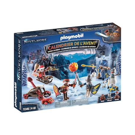 Novelmore calendrier de l'avent - noël des chevaliers 71346 Multicolore 1 - vertbaudet enfant 