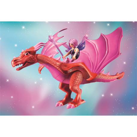 Fairies la maman dragon et son bébé 71586 Multicolore 5 - vertbaudet enfant 