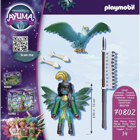 Ayuma knight fairy avec animal préféré 70802 Multicolore 3 - vertbaudet enfant 