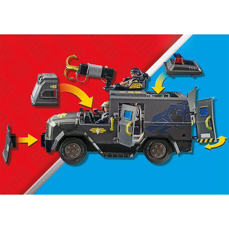 City action véhicule d'intervention des forces spéciales 71144 Noir 4 - vertbaudet enfant 