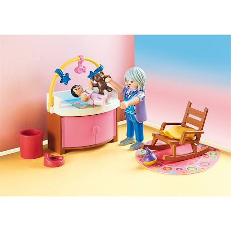 Dollhouse - chambre de bébé 70210 Multicolore 4 - vertbaudet enfant 