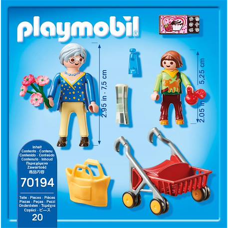 City life - petite fille et grand-mère 70194 Multicolore 3 - vertbaudet enfant 