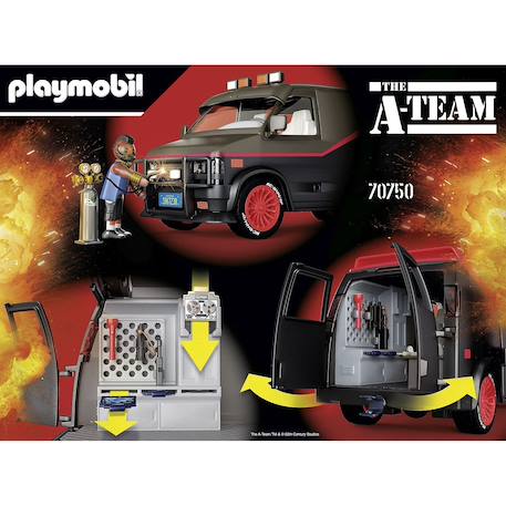 The a-team le fourgon de l'agence tous risques 70750 Multicolore 3 - vertbaudet enfant 