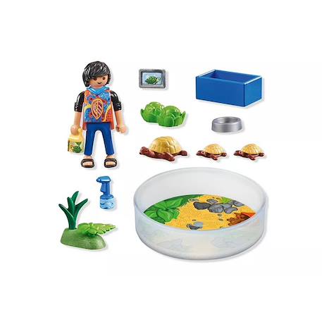 My life garçon avec famille de tortues dans un terrarium 71748 Multicolore 4 - vertbaudet enfant 