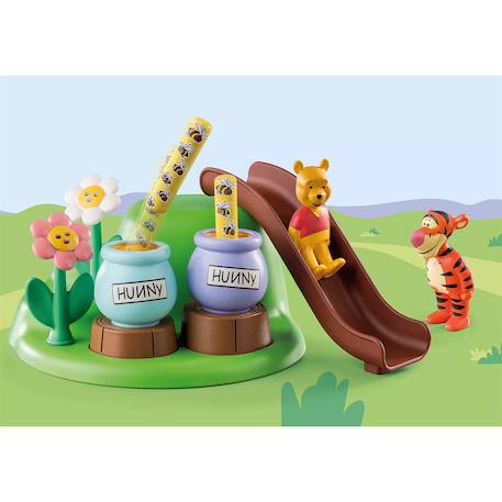1.2.3 & disney winnie l'ourson et tigrou avec jardin d'abeilles 71317 Multicolore 2 - vertbaudet enfant 