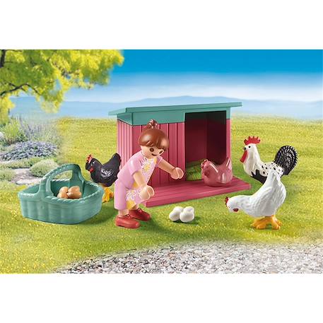Poulailler et jardin 71510 Multicolore 5 - vertbaudet enfant 