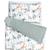 Parure de lit réversible safari Safari, vert, gris, blanc 1 - vertbaudet enfant 