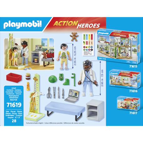 Action heroes pédiatre avec enfant 71619 Multicolore 4 - vertbaudet enfant 