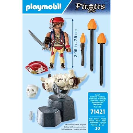 Canonnier des pirates 71421 Multicolore 2 - vertbaudet enfant 