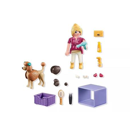 My life toiletteuse avec caniche et nombreux accessoires 71747 Multicolore 4 - vertbaudet enfant 