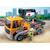 Action heroes camion de chantier avec grue et ouvrier et accessoires 71750 Multicolore 3 - vertbaudet enfant 