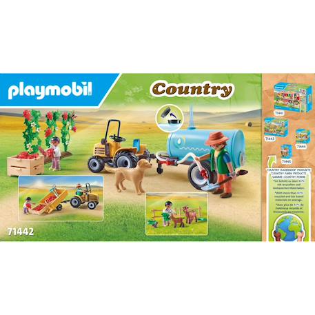 Fermier avec tracteur et citerne - country 71442 Multicolore 4 - vertbaudet enfant 