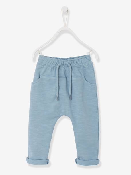 Pantalon Molleton Bébé Garçon Uni Rouge Vertbaudet – Taille Élastiquée, Poches, 100% Coton 24 Mois