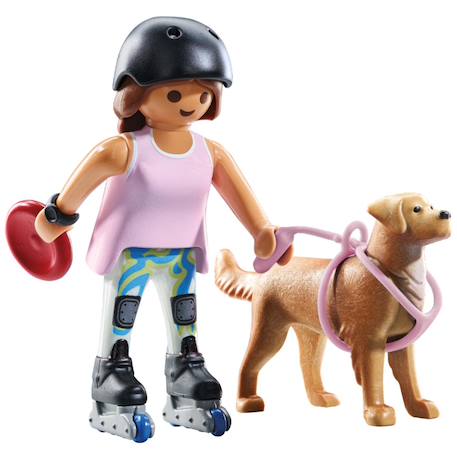 Jeune fille rolleuse avec retriever et accessoires 71739 Multicolore 3 - vertbaudet enfant 