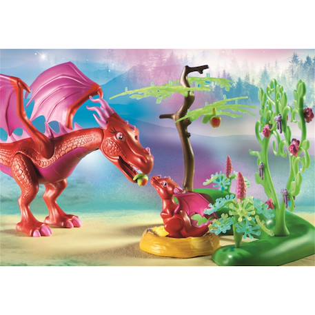 Fairies la maman dragon et son bébé 71586 Multicolore 3 - vertbaudet enfant 