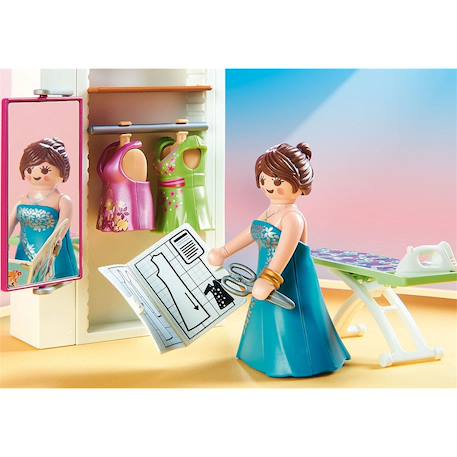 Doolhouse - chambre avec espace couture 70208 Multicolore 5 - vertbaudet enfant 