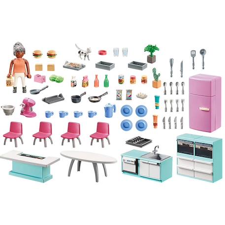 My life cuisine avec ilôt central 71608 Multicolore 5 - vertbaudet enfant 