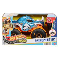 Jouet-Jeux d'imagination-Hot wheels-monster trucks rhinomite-véhicule radiocommandé