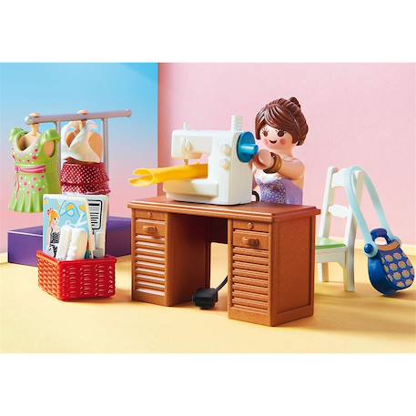 Doolhouse - chambre avec espace couture 70208 Multicolore 6 - vertbaudet enfant 