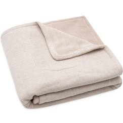 Linge de maison et décoration-Linge de lit enfant-Couverture, édredon-Couverture en polaire miffy nougat (75 x 100 cm)